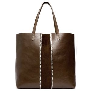 NWT MADEWELL Suede Inset Traveler Tote